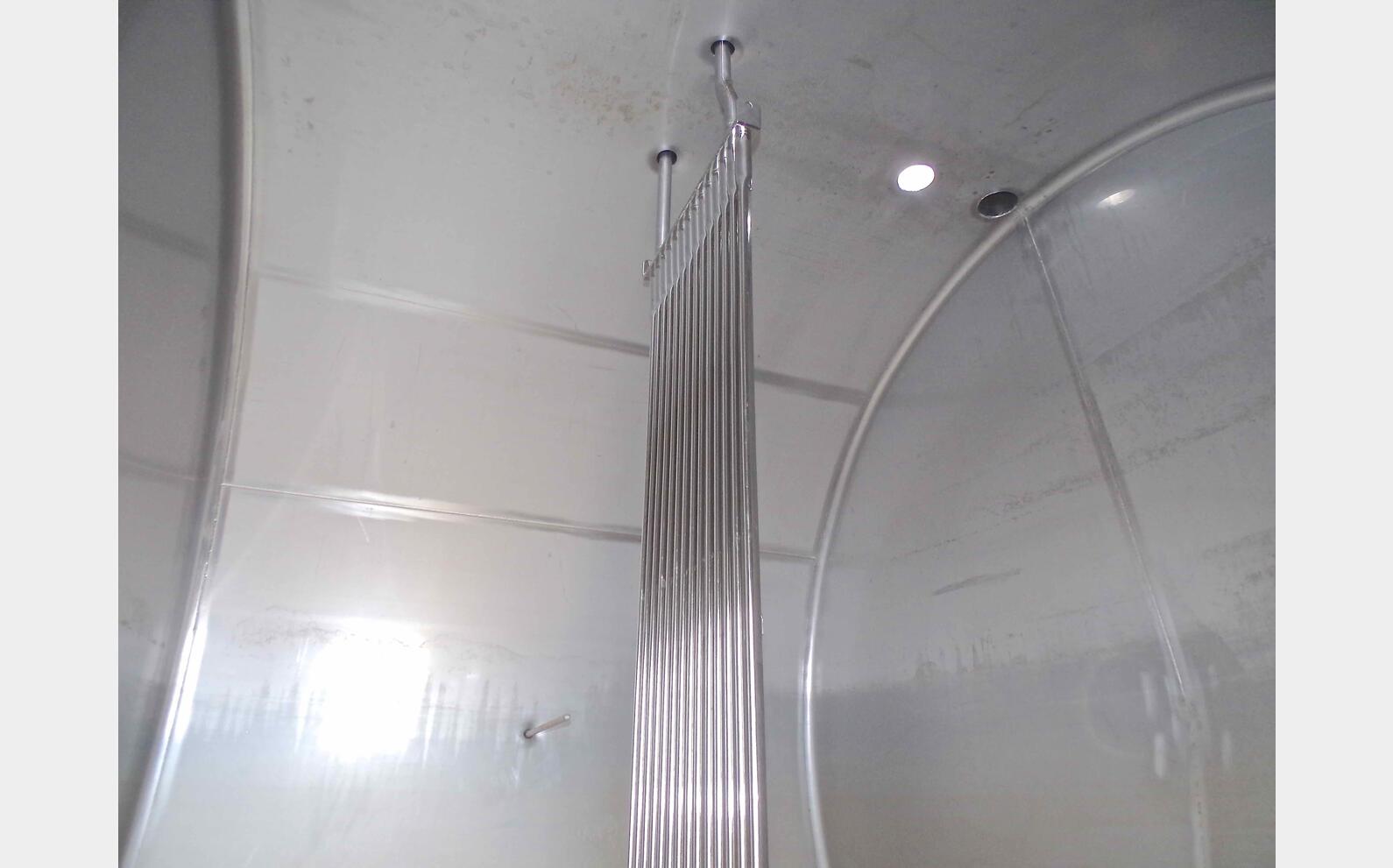 Cuve  INOX 316L cylindrique horizontale 2 compartiments : 40 + 60 HL