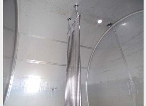 Cuve  INOX 316L cylindrique horizontale 2 compartiments : 40 + 60 HL