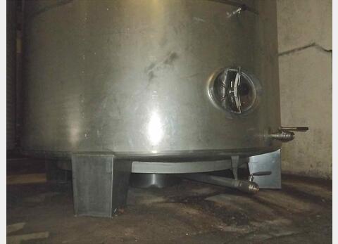 Cuve inox ferm&eacute;e sur pieds