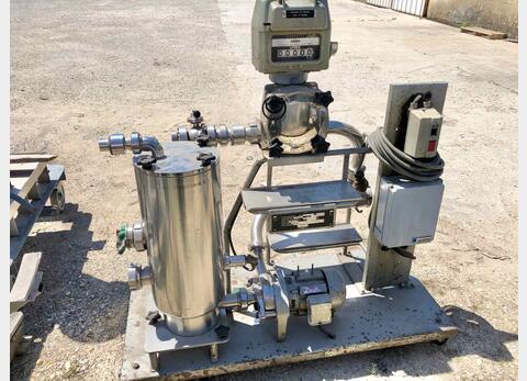 Compteur Alcool SCHLUMBERGER - Sur Skid avec pompe et filtre