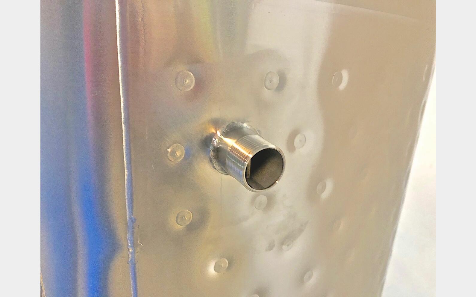 316 stainless steel tank - Double wall 12 HL (1213 liters) ARSILAC