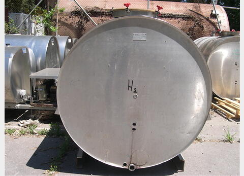 Cuve inox horizontale isol&eacute;e