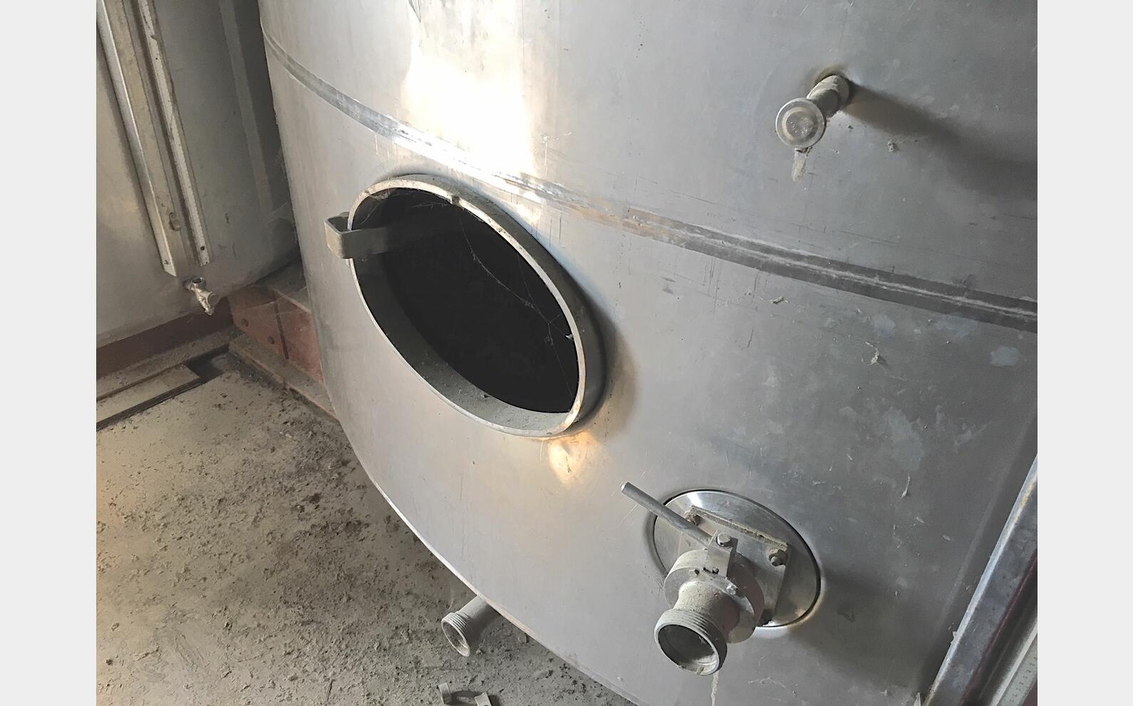 Cuve Inox 316 Ti cylindrique verticale