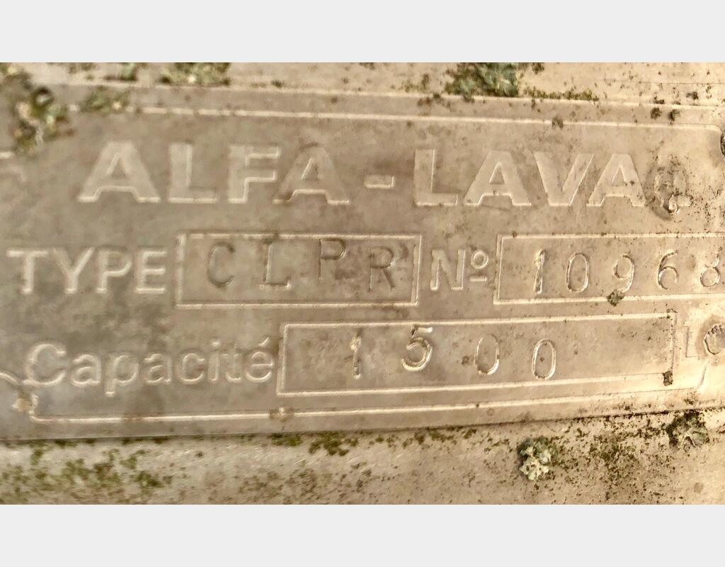 Cuve inox cylindrique - verticale ALFA LAVAL