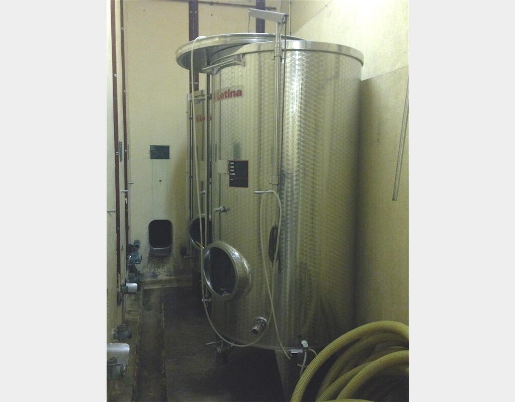 Cuve à chapeau flottant en INOX 304 - Volume : 2000 litres