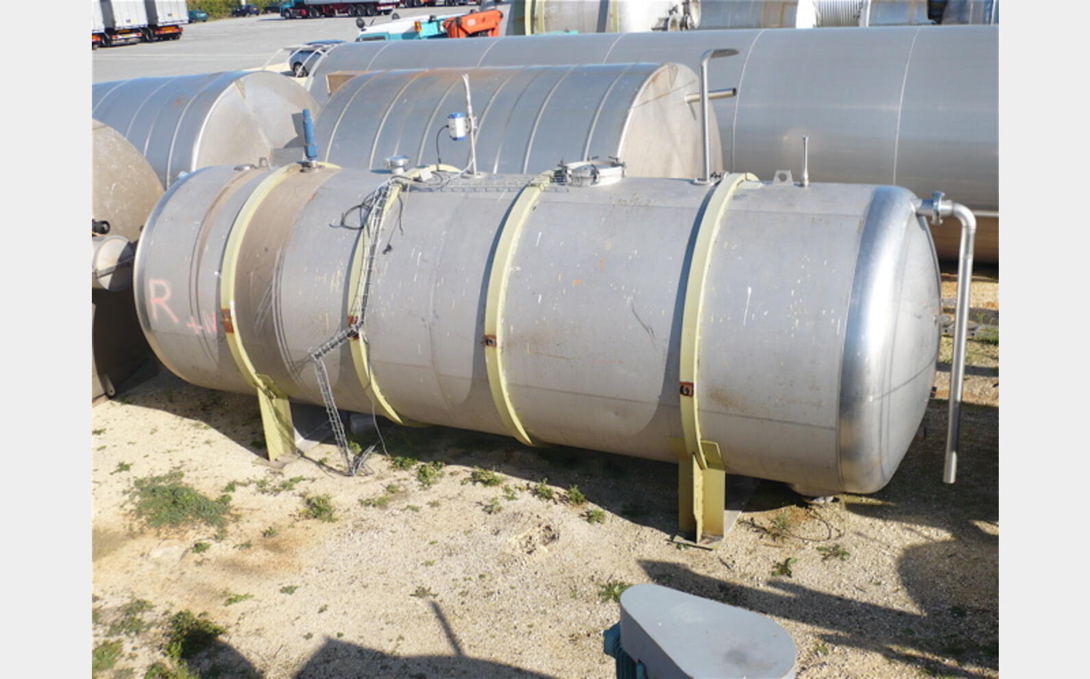 Cuve stockage INOX 304 Volume : 25.000 litres