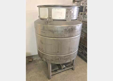 Conteneur de stockage en INOX - Volume : 900 litres