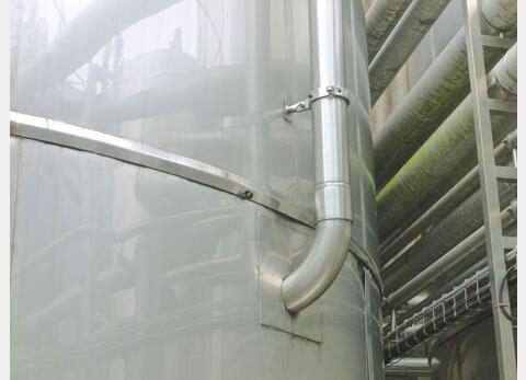 Cuve inox cylindrique verticale