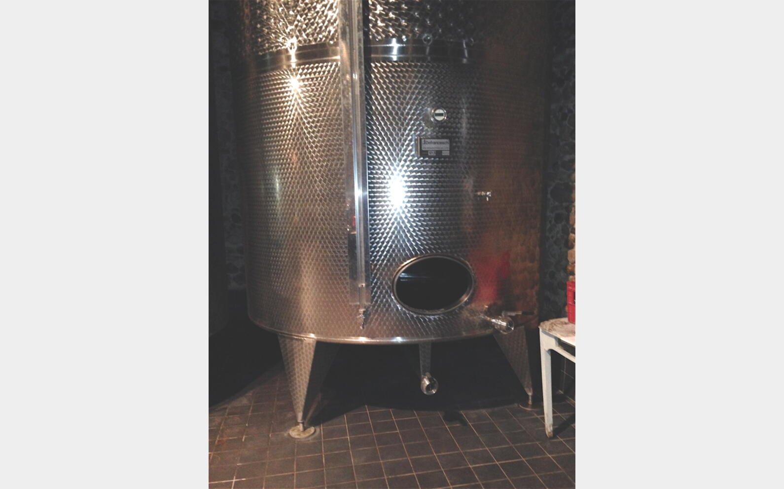 Cuve inox de stockage de 120 hls
