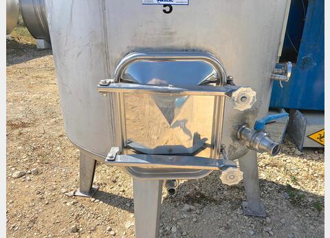 Cuve inox &agrave; chapeau flottant