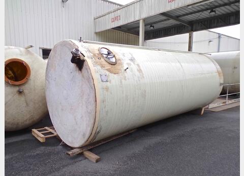 Cuve fibre fond plat sur radier Volume : 25 000 litres (250 hls)
