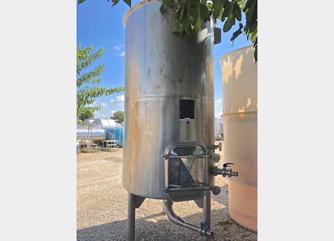 Cuve inox chapeau flottant - Volume de 2000 litres (20 hls)