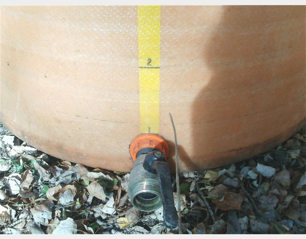 Cuve chapeau flottant en polyester - Volume : 10 hecto (1000 litres)