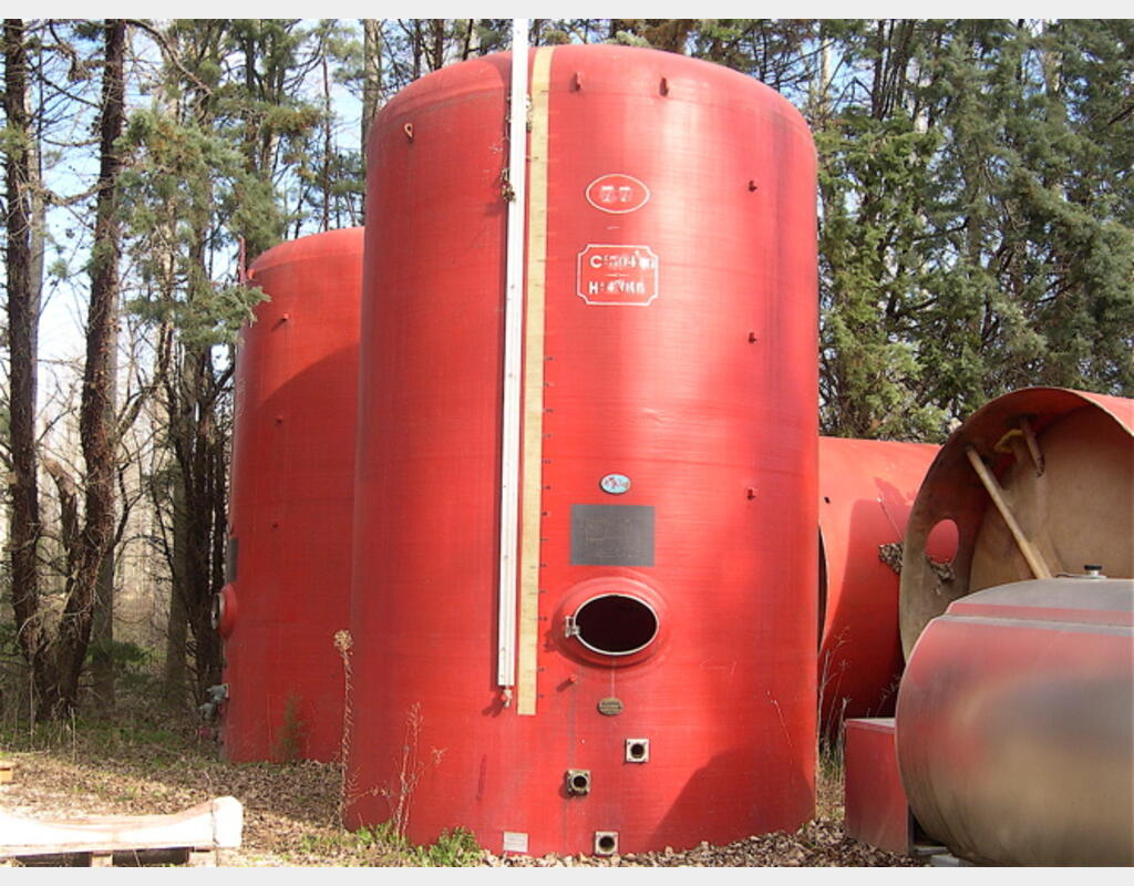 cuve stockage POLYESTER Agroalimentaire Fond bomb&eacute; sur jupe