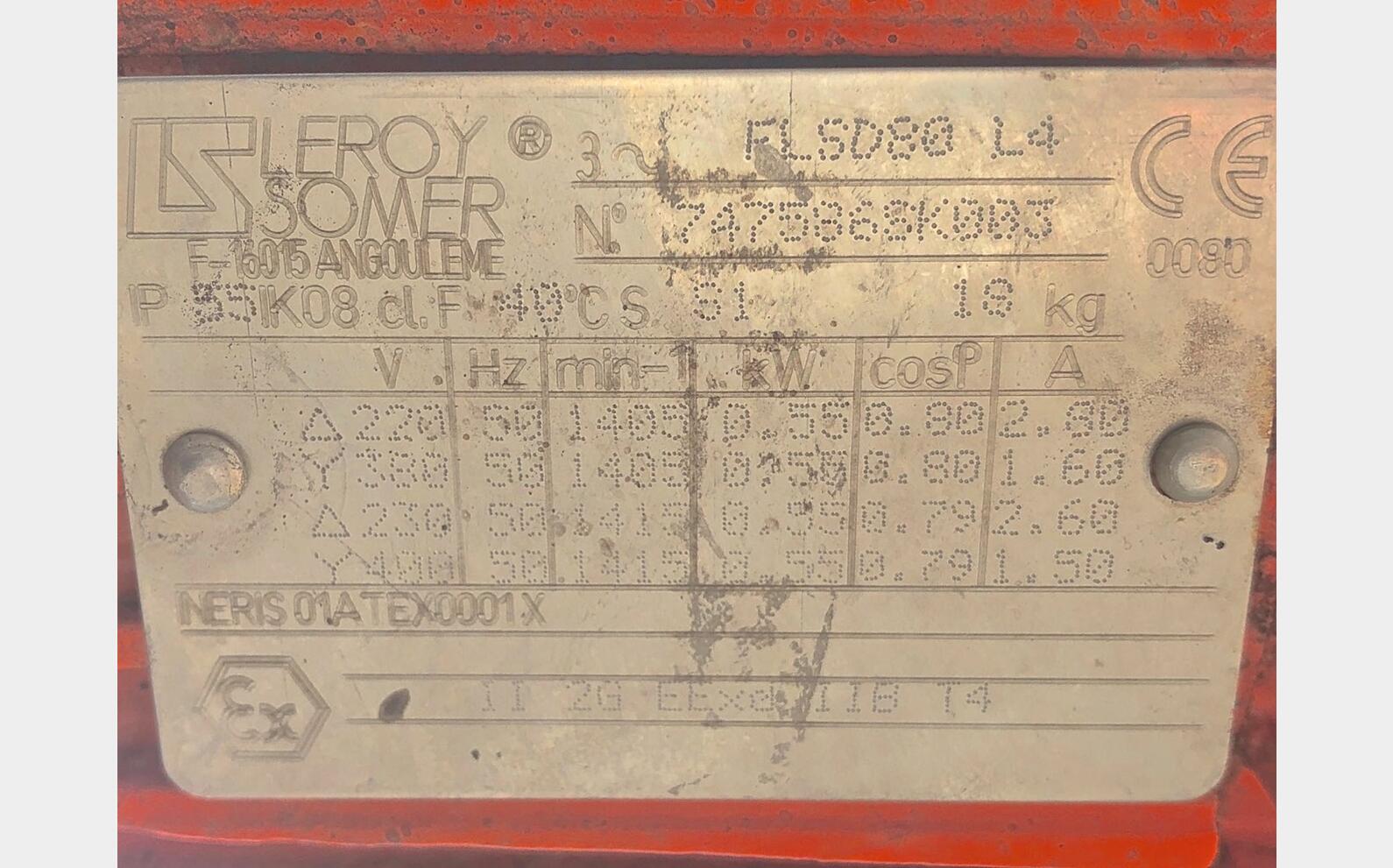 Cuve inox ETA N38 Marque : ETA