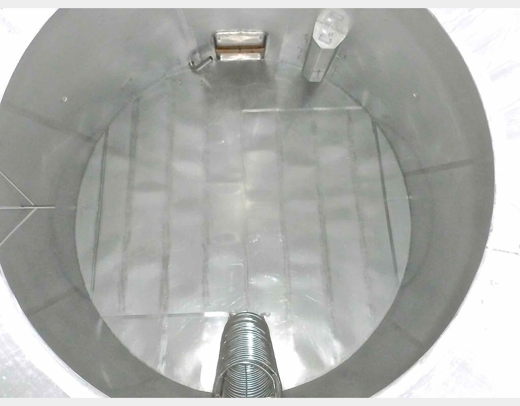 Cuve de stockage inox fond incliné - Marque : ETA