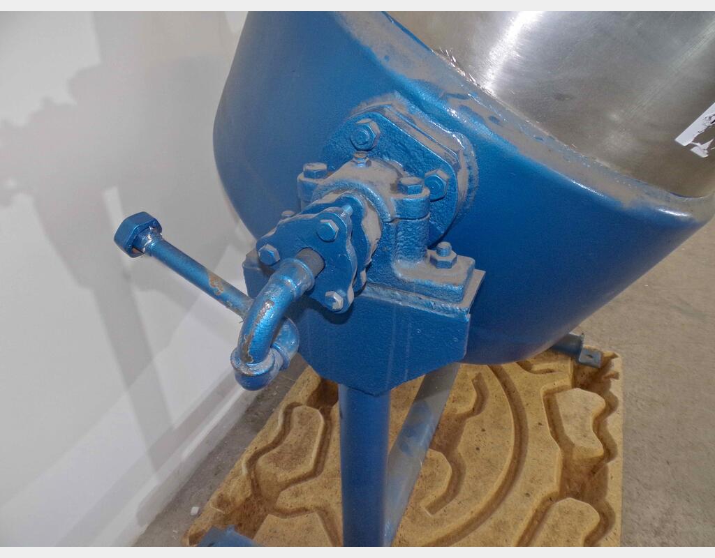 Fondoir inox double enveloppe - Capacité : 300 litres