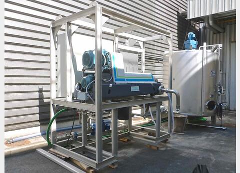 Décanteuse centrifugeuse sur skid inox - Marque : GUINARD CENTRIFUGATION