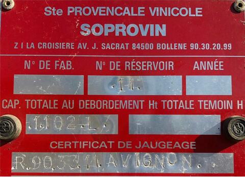 Cuve inox 304