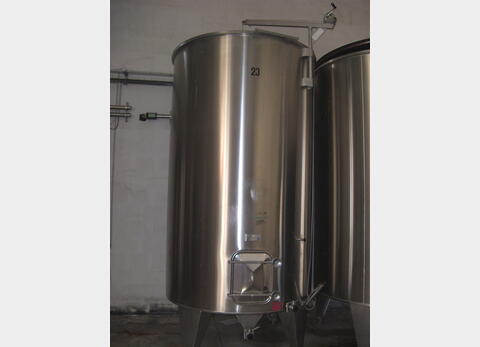 Cuve INOX fond conique sur pieds