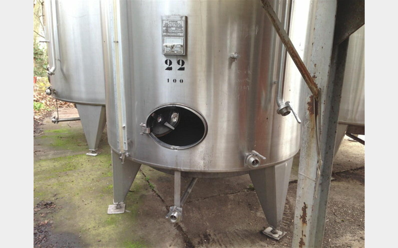 Cuve inox 316 de 100 Hls