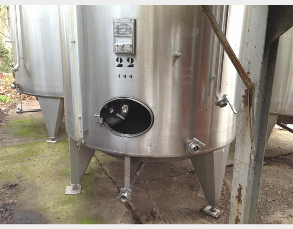 Cuve inox 316 de 100 Hls