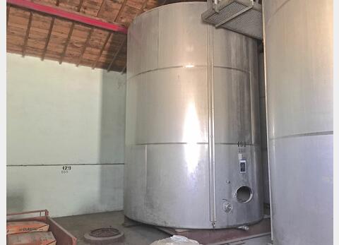 Cuve Inox 316 Ti cylindrique verticale