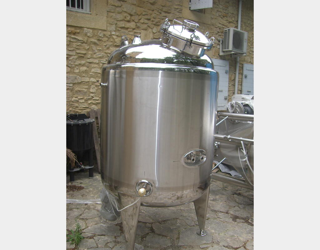 Cuve de mélange isolée DP (chaud/froid) - INOX 316L
