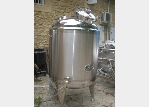 Cuve de mélange isolée DP (chaud/froid) - INOX 316L