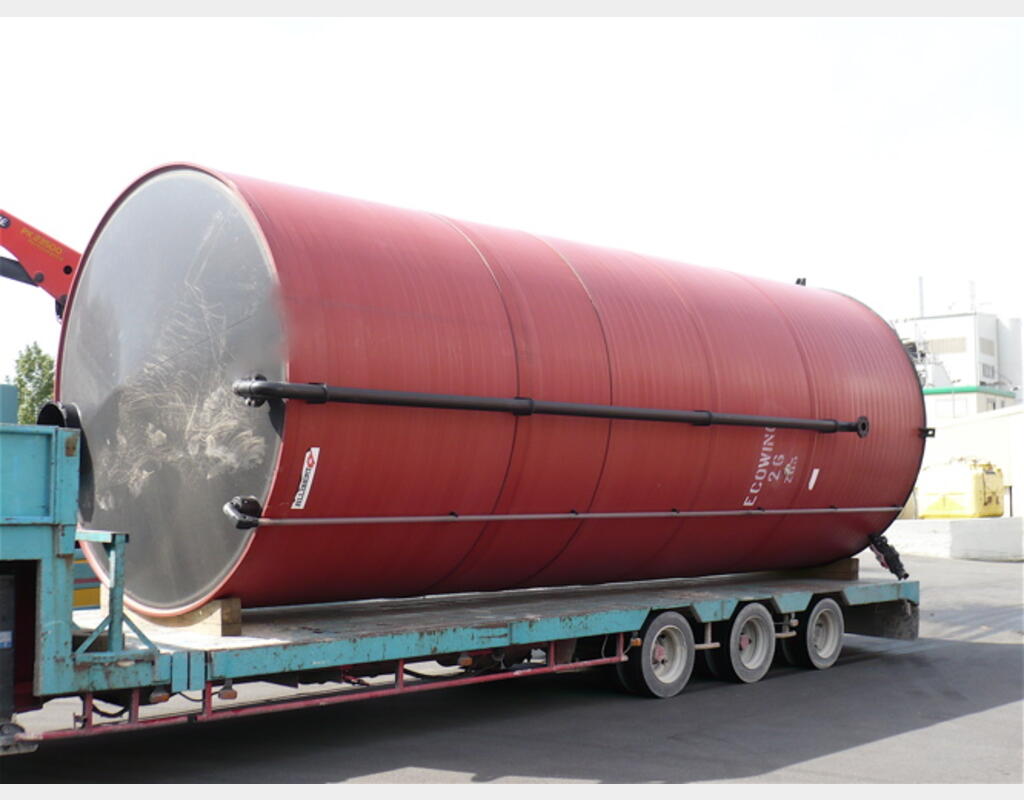 cuve de stockage, PLASTIQUE - cylindrique verticale fond plat