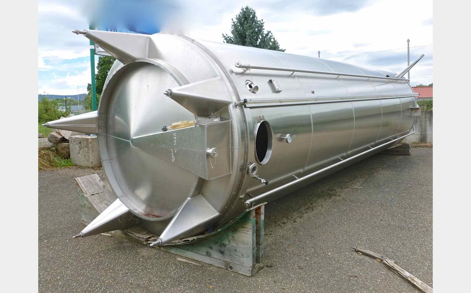 Cuve stockage INOX 316L sur pieds Agroalimentaire Marque : CSC