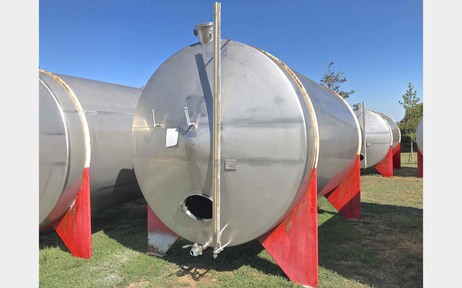 Cuve inox horizontale ALFA LAVAL