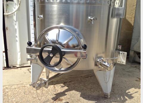 Cuve INOX chapeau flottant - avec ceinture de refroidissement