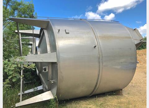 316L stainless steel tank - Sup feet - Agitated