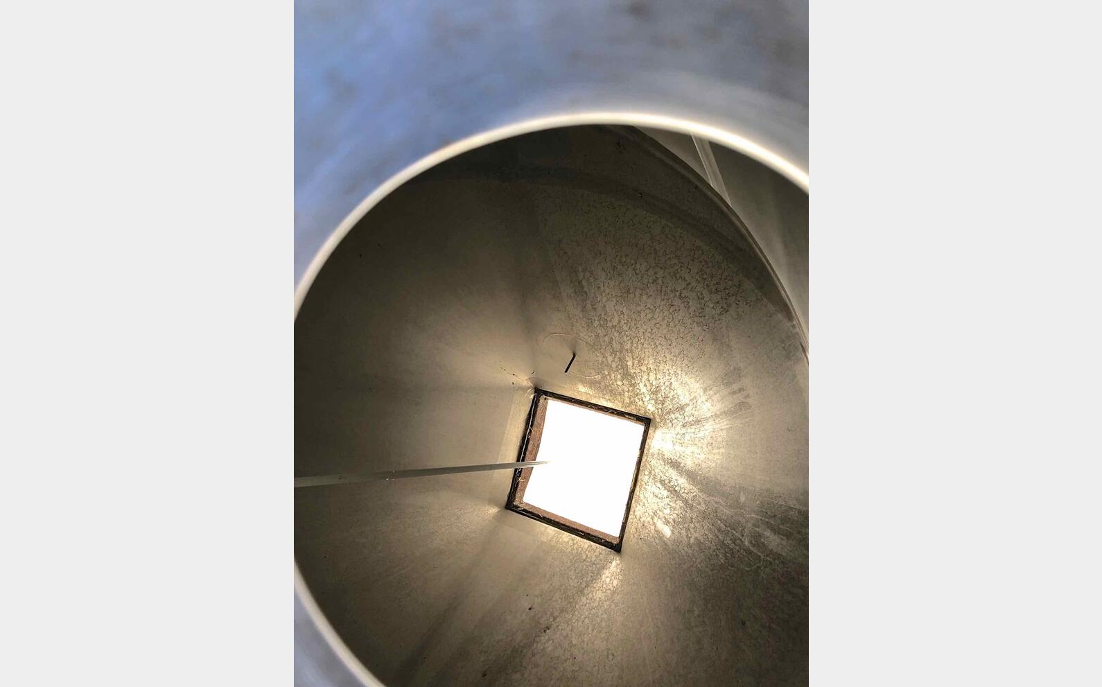 Silo INOX pour vrac Marque : SERIACO Ann&eacute;e : 1995