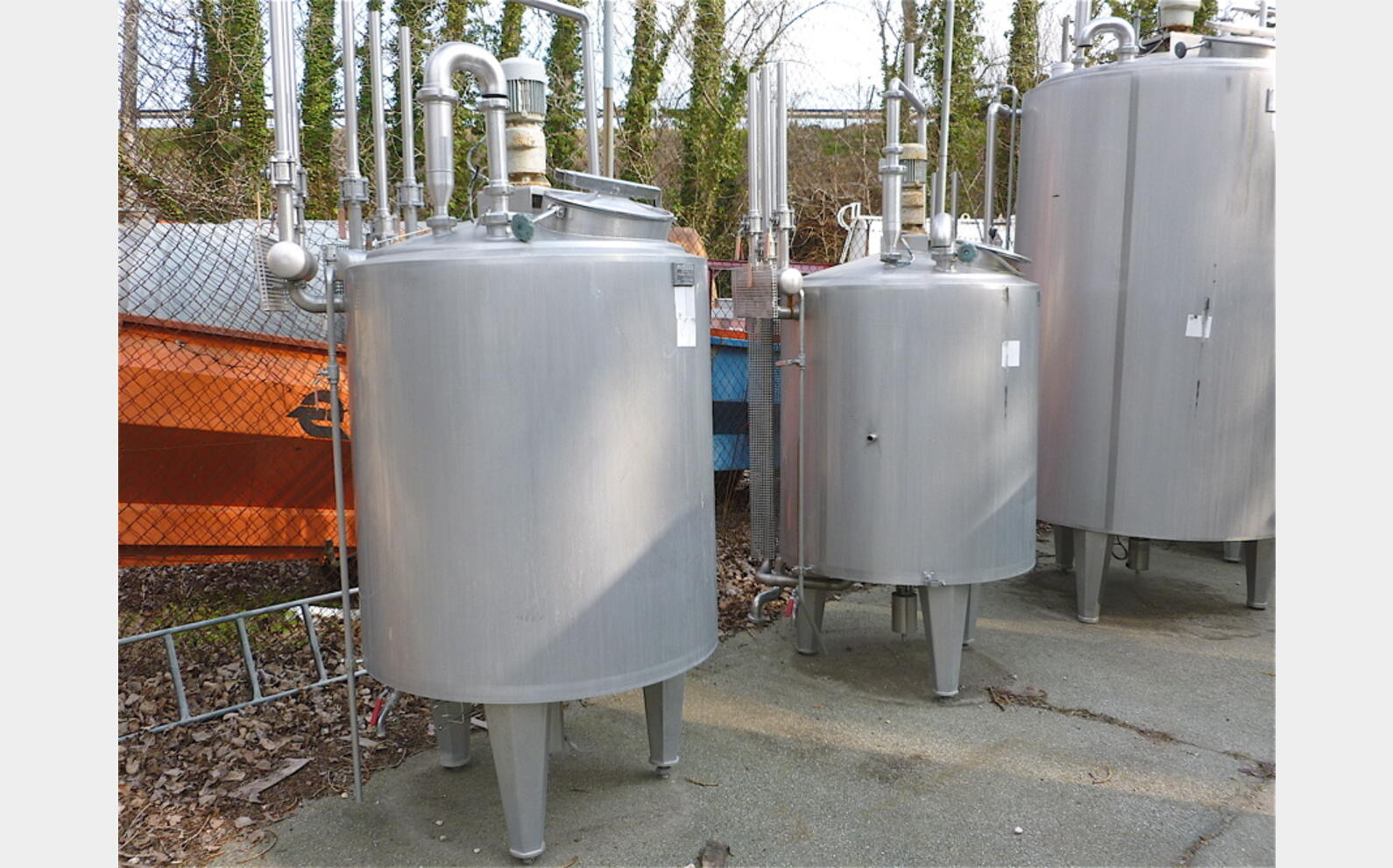 Cuve INOX &agrave; ferment 900 L double paroi Double paroi