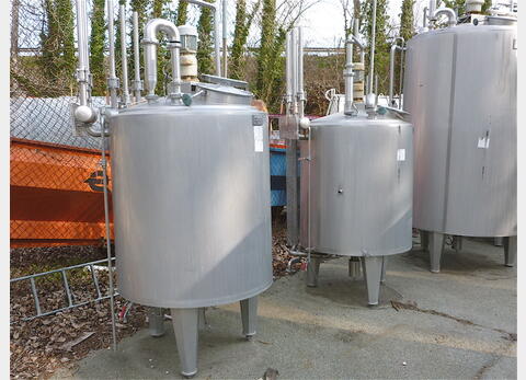 Cuve INOX &agrave; ferment 900 L double paroi Double paroi