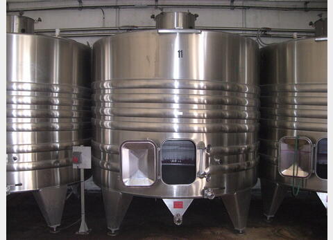 Cuve INOX fond conique sur pieds