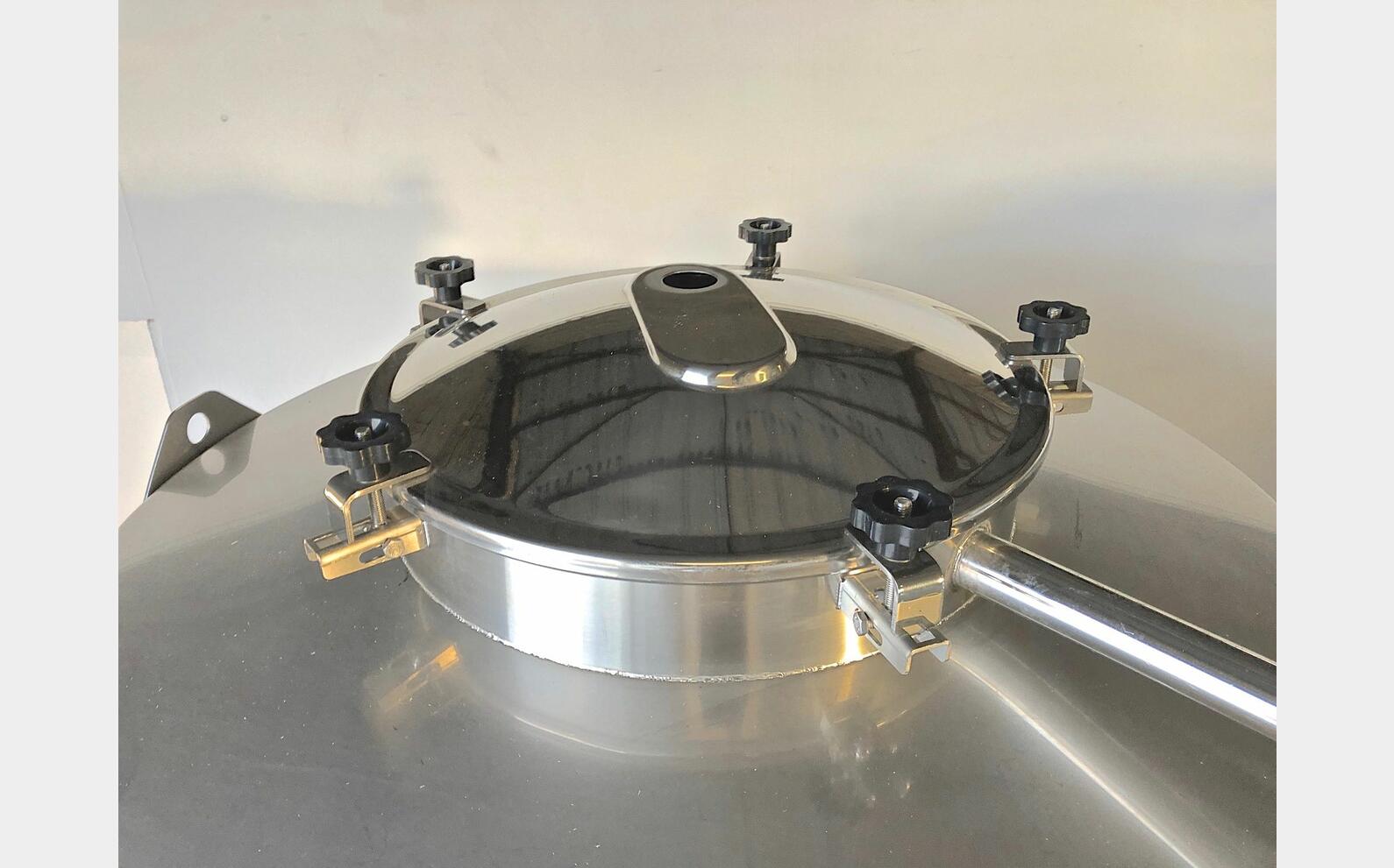 Closed cylindrical conical tank 12 HL (1200 liters) ARSILAC