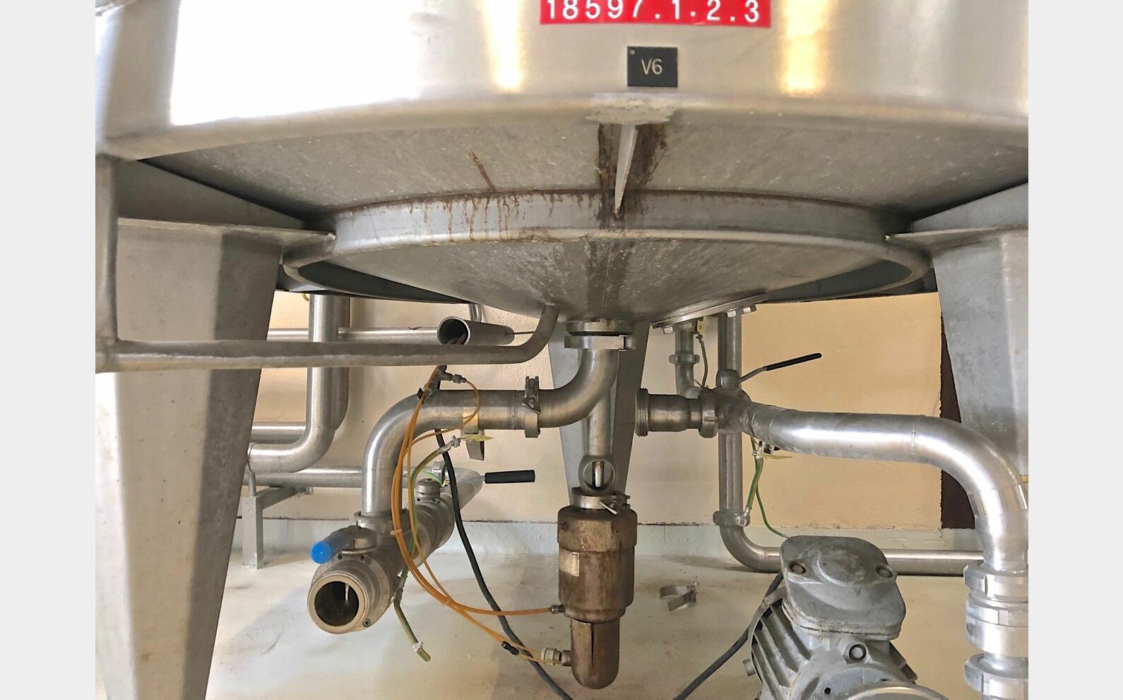 Cuve INOX 316 agit&eacute;e N1 Goavec