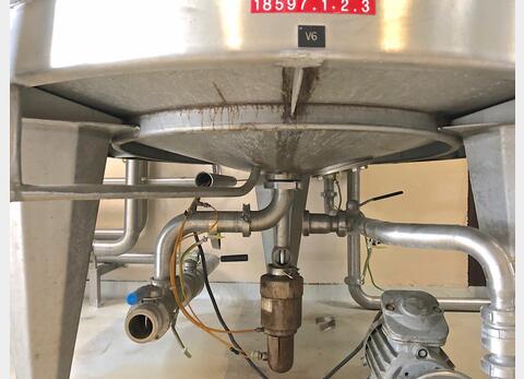Cuve INOX 316 agit&eacute;e N1 Goavec