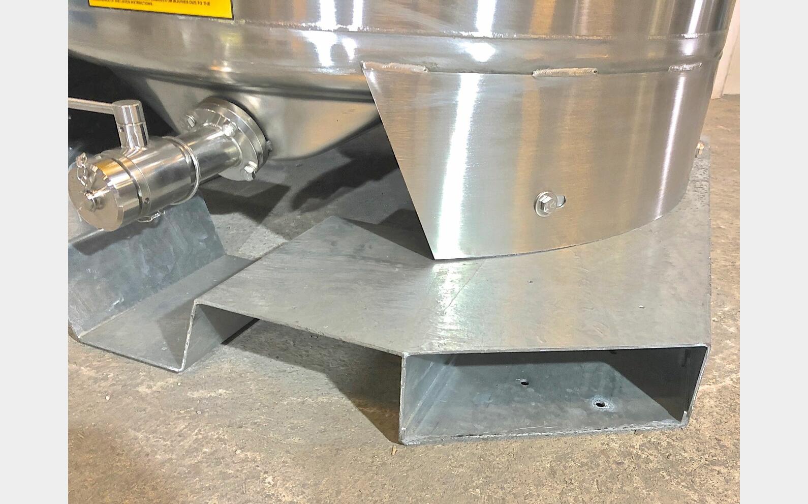 304 stainless steel tank - Palletisable 15 HL (1528 liters) ARSILAC