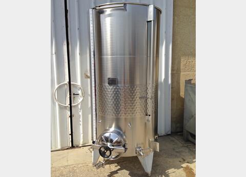 Cuve INOX chapeau flottant - avec ceinture de refroidissement