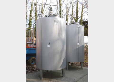 Cuve INOX ferment 3000 L double paroi Volume : 3000 litres