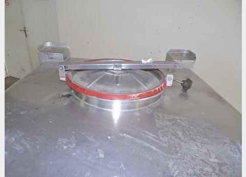 Conteneur INOX rectangulaire - Volume : 1000 litres
