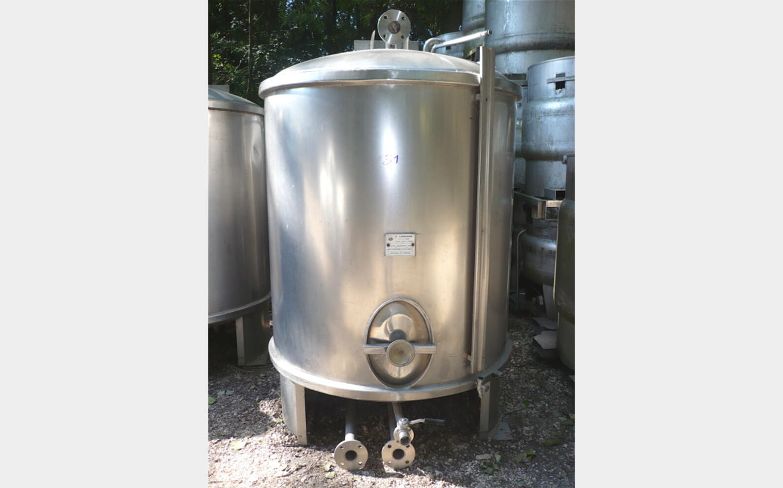 cuve stockage INOX 304 Agroalimentaire Marque STAI