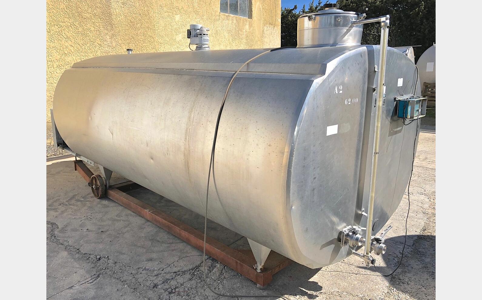 Tank &agrave; lait inox PU0118 Type : RVS ALFA LAVAL
