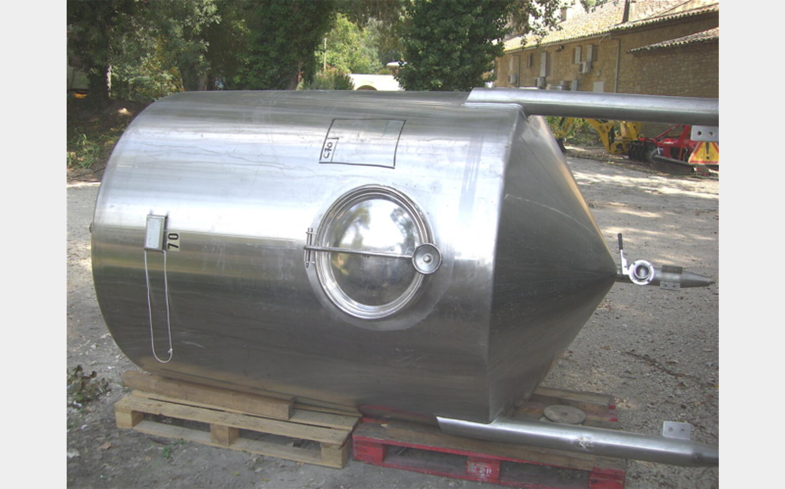 cuve stockage INOX 304 Agroalimentaire (vin rouge)