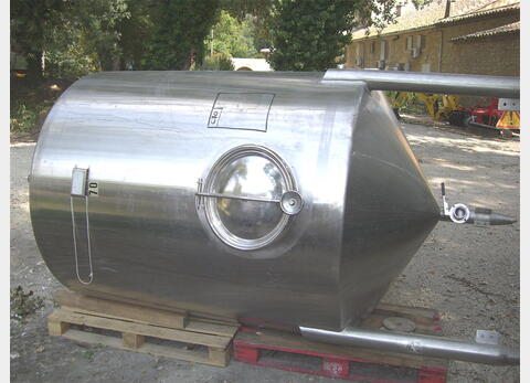 cuve stockage INOX 304 Agroalimentaire (vin rouge)