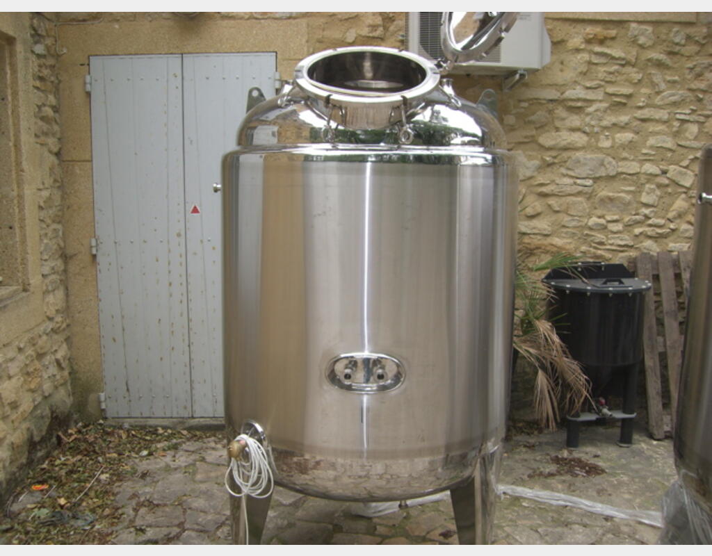 Cuve de mélange isolée DP (chaud/froid) - INOX 316L